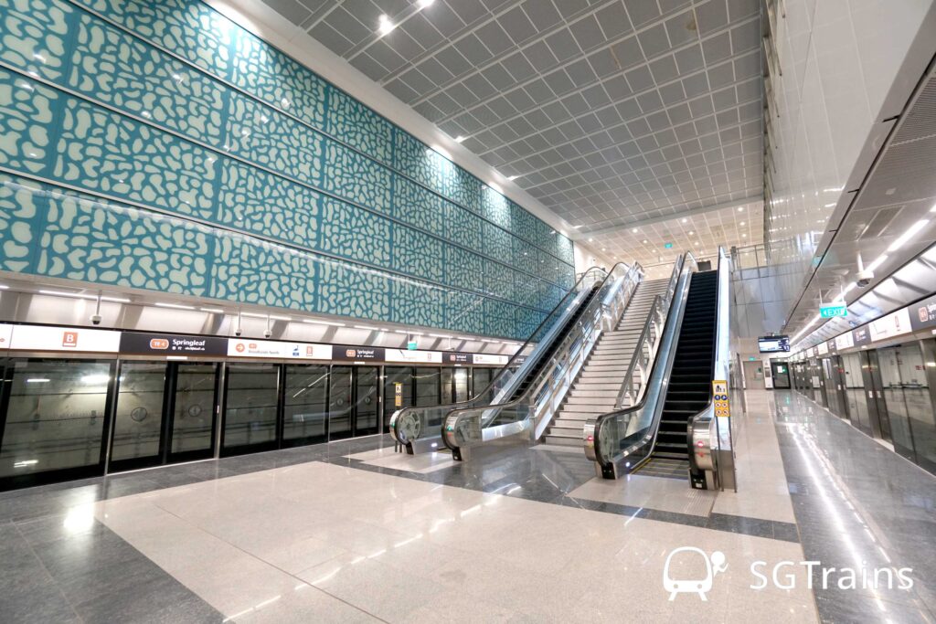 Springleaf MRT station. (Photo: SGTrains)
