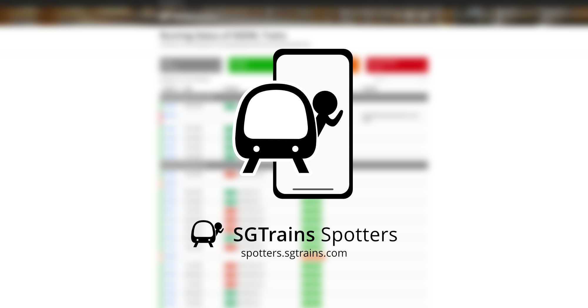 SGTrains Launches New Trainspotting Platform