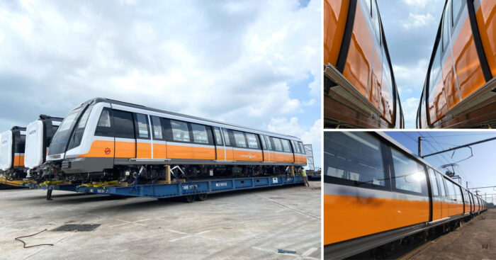 Delivery of New 3rd-gen Trains for the Circle Line