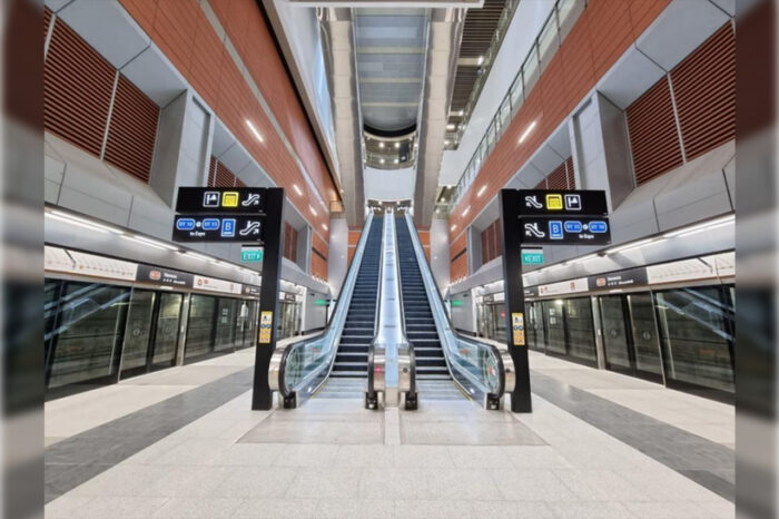 Stevens MRT station for the Thomson-East Coast Line 3. (Photo: LTA)