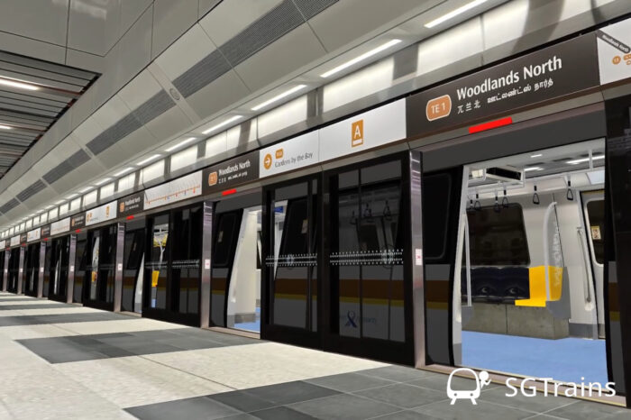 Exterior view of the Simulated TEL Train (Graphic: SGTrains)