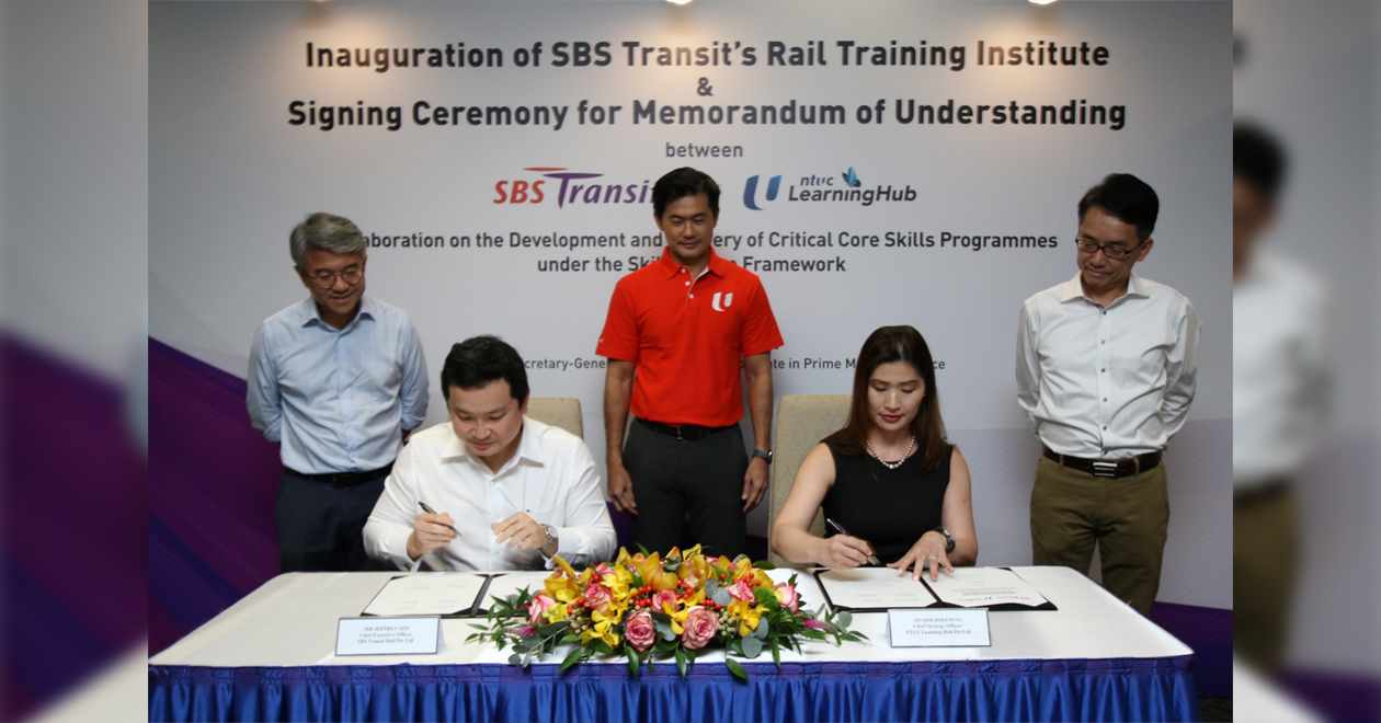 SBS Transit Has Launched the Rail Training Institute at Sengkang Depot