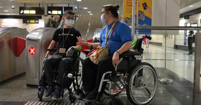 SBS Transit Has Launched Travel Buddy Programme for Persons with Disabilities (Photo: SBS Transit/Facebook)