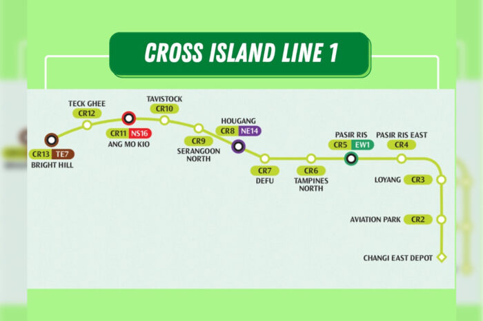CRL Phase 1 will consist of 12 stations from Aviation Park to Bright Hill. (Image: LTA/Facebook)