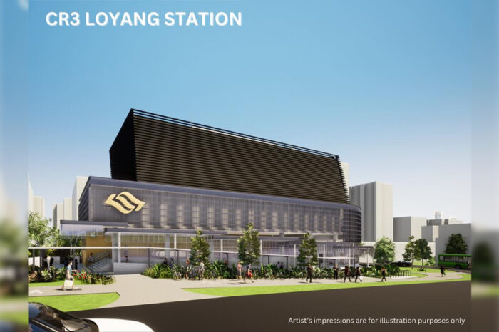 Artist's Impression of Loyang MRT station for the Cross Island Line. (Image: LTA/Facebook)