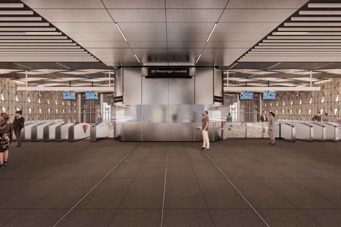 Artist's Impression of Elias MRT station concourse for the Cross Island Line – Punggol Extension (CPe). (Image: LTA)