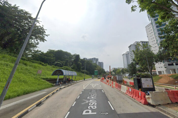The current site of Elias MRT station at Pasir Ris Drive 3 in Sep 2022. (Image: Google)