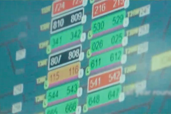 Alstom Movia R151 trainsets in black boxes are identified without the prefix "1". (Image: Screengrab from LTA/YouTube)