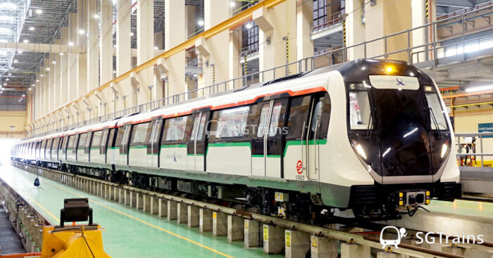 The new 7th-gen Alstom Movia R151 trains for the North-South, East-West MRT lines. (Image: SGTrains)