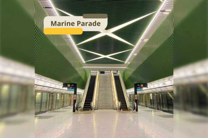 Marine Parade MRT station for the fourth stage of the Thomson-East Coast Line (TEL4). (Image: LTA/Facebook)