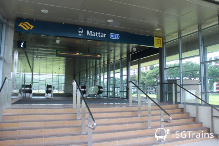Mattar MRT station on the Downtown Line. (Image: SGTrains File)